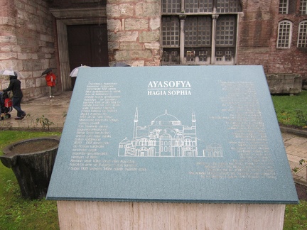 Hagia Sophia Sign